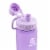 Takeya Tritan Spout Water Bottles - Vivacity Purple/Stormy Black Perspective: top