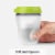 Comotomo® Green Baby Bottles Perspective: top