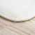 Lavish Home 2 Piece Memory Foam Bath Mat Set - Off-White Perspective: top