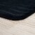 Lavish Home 2 Piece Memory Foam Bath Mat Set - Black Perspective: top