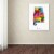 Michael Tompsett 'Alabama Map' Canvas Wall Art 35 x 47 Inches Perspective: top