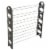 Trademark Global 83-26-6 6-Tier Space Saver Shoe Rack Perspective: top