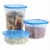 49-Piece Chef Buddy Swirl Around BPA-Free Food Storage Containers & Organizer Perspective: top