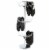 Lavish Home 83-29-3TIER Three Tier Revolving Shoe Tree Organizer Rack Perspective: top