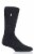 Heat Holders® Twist Crew Sock - Black / Charcoal Perspective: top