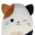 Squishmallows Cam the Cat Slippers Perspective: top