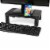 Mind Reader Plastic Monitor Riser Stands Value Pack - Black Perspective: top