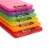 Mind Reader Multi-Pack Plastic Clipboards with Portfolio Storage - Translucent Perspective: top