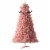 Treetopia Pretty in Pink 6 Foot Artificial Unlit Christmas Holiday Tree w/ Stand Perspective: top