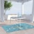 Elle Decor Mirabelle Outdoor Coffee Table in French White Perspective: top