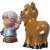 Fisher-Price® Little People Grandma Helen & Goat Figures Perspective: top