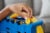 Mattel Hot Wheels® Track City Super Spin Tire Shop™ Play Set Perspective: top