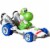 Mattel® Hot Wheels® Mario Kart™ Yoshi B-Dasher Toy Vehicle Perspective: top