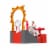 Fisher-Price® Toy Story 4 Duke Caboom Stunt Set Perspective: top