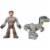 Fisher-Price® Imaginext® Jurassic World Owen & Blue the Velociraptor Action Figure Set Perspective: top
