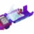 Mattel Polly Pocket Pollyville Party Limo Perspective: top