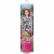 Barbie Doll Red Hair Wearing Yellow and Purple Heart-Print Dress and Platform Sneakers Perspective: top
