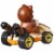 Mattel® Hot Wheels® Mario Kart™ Tanooki Mario Standard Kart Toy Vehicle Perspective: top