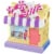 Pollyville Candy Store with 4 Floors, 2 Dolls and 5 Accessories Perspective: top
