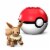Mega Construx™ Evergreen Pokeball Figure - Eevee Perspective: top