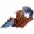 Hot Wheels Mario Kart Track Set with Mario Kart 1:64 scale vehicles and nemesis Perspective: top