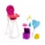 Barbie Skipper Babysitters Inc™ Playset Skipper Doll, Color-Change Baby Doll, and High Chair Perspective: top