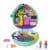 Polly Pocket Hedgehog Cafe Compact, Cafe & Pet Theme, Micro Polly Doll & Friend Doll Perspective: top