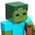 Mattel Minecraft Zombie Figure Perspective: top