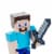 Mattel Minecraft Biome Builds Steve Action Figure Perspective: top