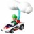 Mattel Hot Wheels® Mario Kart Luigi P-Wing + Cloud Glider Figure Perspective: top