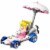 Mattel Hot Wheels® Mario Kart Princess Peach B-Dasher + Peach Parasol Figure Perspective: top