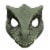 Mattel® Jurassic World Velociraptor Blue Dinosaur Mask Perspective: top