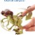 Jurassic World Velociraptor Camp Cretaceous Dinosaur Action Figure w/ Single Strike Feature Perspective: top