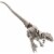 Jurassic World Dominion 12 Grey Atrociraptor Dinosaur Action Figure Perspective: top