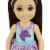 Barbie Chelsea Doll (6-inch Brunette) Wearing Tie-Dye Shorts, Molded Top & Yellow Shoes Perspective: top