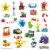 MEGA™ Construx Pokemon™ Holiday Calendar Building Set Perspective: top