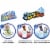 Hot Wheels Color Reveal 2 Pack Vehicles w/ Surprise Reveal & Repeat Color-Change Perspective: top