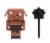Mattel Minecraft Legends Piglin Runt Figure Perspective: top