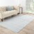 Jaipur Living Coastal Shores 5' x 8' Flatweave Wool Area Rug in Blue Perspective: top