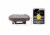 Holiday Home Black Skull Cross Pattern Light Up Wooden Table Décor Perspective: top