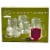 Dash of That Essentials Clear Double Wall Glass Mug Set Perspective: top