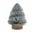 Holiday Home Spiral Flocked Bottle Brush Tree - Blue Perspective: top