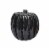 Holiday Home LED Ceramic Pumpkin Lantern - Black Perspective: top