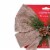 Holiday Home Burlap Bow Wreath Perspective: top