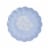 SDS for HD Designs Scalloped Dessert Plate – Hydrangea Perspective: top