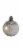 Holiday Home Silver Snowflake Ornament With LED Lights Perspective: top