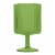 HD Designs Outdoors Poly Pro Ribbed Wine Goblet - Green Perspective: top