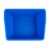 Office Works Plastic Book Bin - Blue Perspective: top