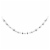 Holiday Home 6' Silver and White Glitter Ball Garland Christmas Holiday Decoration Perspective: top