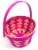 Holiday Home Easter Basket Two Tone Bamboo - Pink Perspective: top